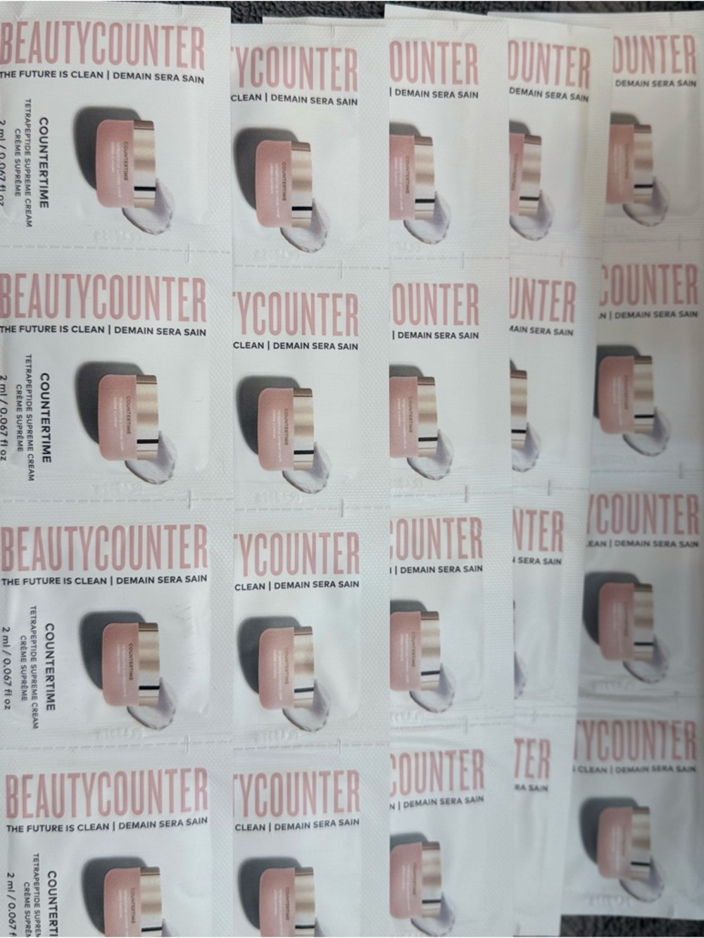 20 2ml BEAUTYCOUNTER countertime tetrapeptide supreme cream Sealed NIP